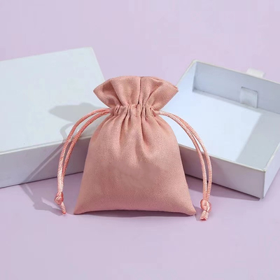 आभूषण के लिए कैंडी रंग Drawstring आभूषण पाउच छोटे मखमली बैग